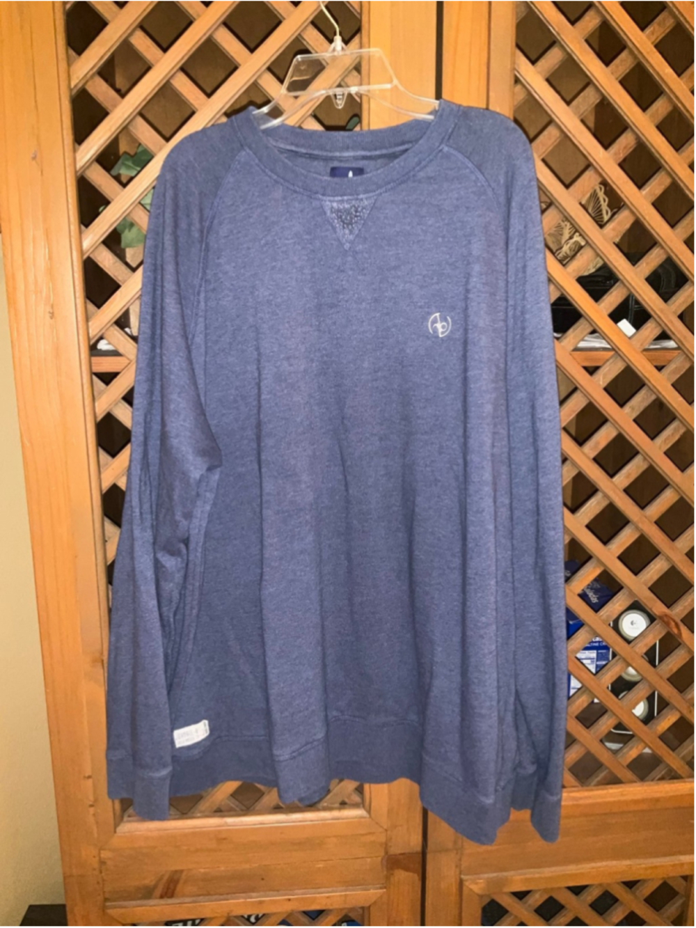 Johnnie-O Navy Blue Crewneck Sweatshirt 2XL Casual Pullover